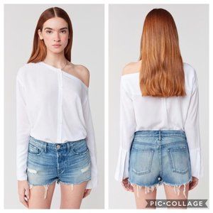 3x1 Denim Mason Shorts in Bleeker Distressed NWT